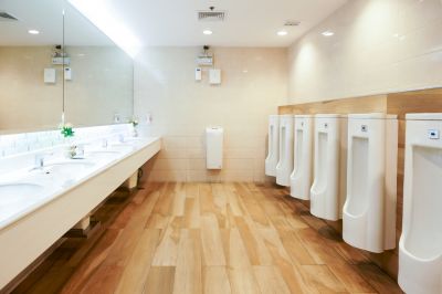 Completed Commercial Restroom